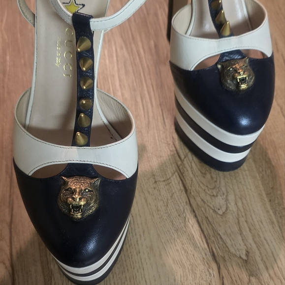 Gucci red carpet edition platform heels size 36.5 used once only - Picture 3 of 15